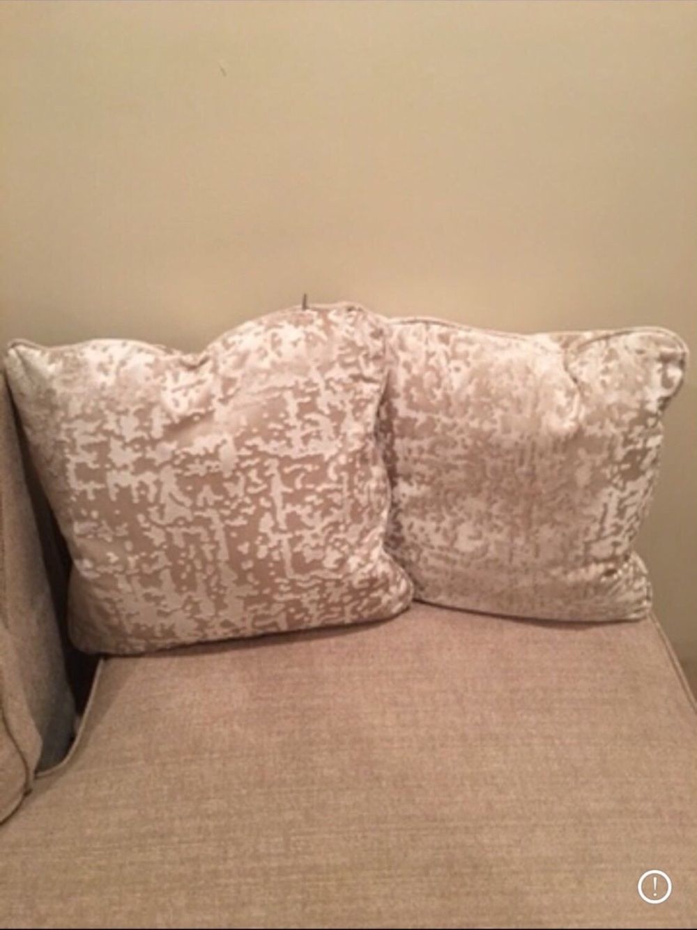 Neutral Textured Throw Pillow Pair - Home Accents